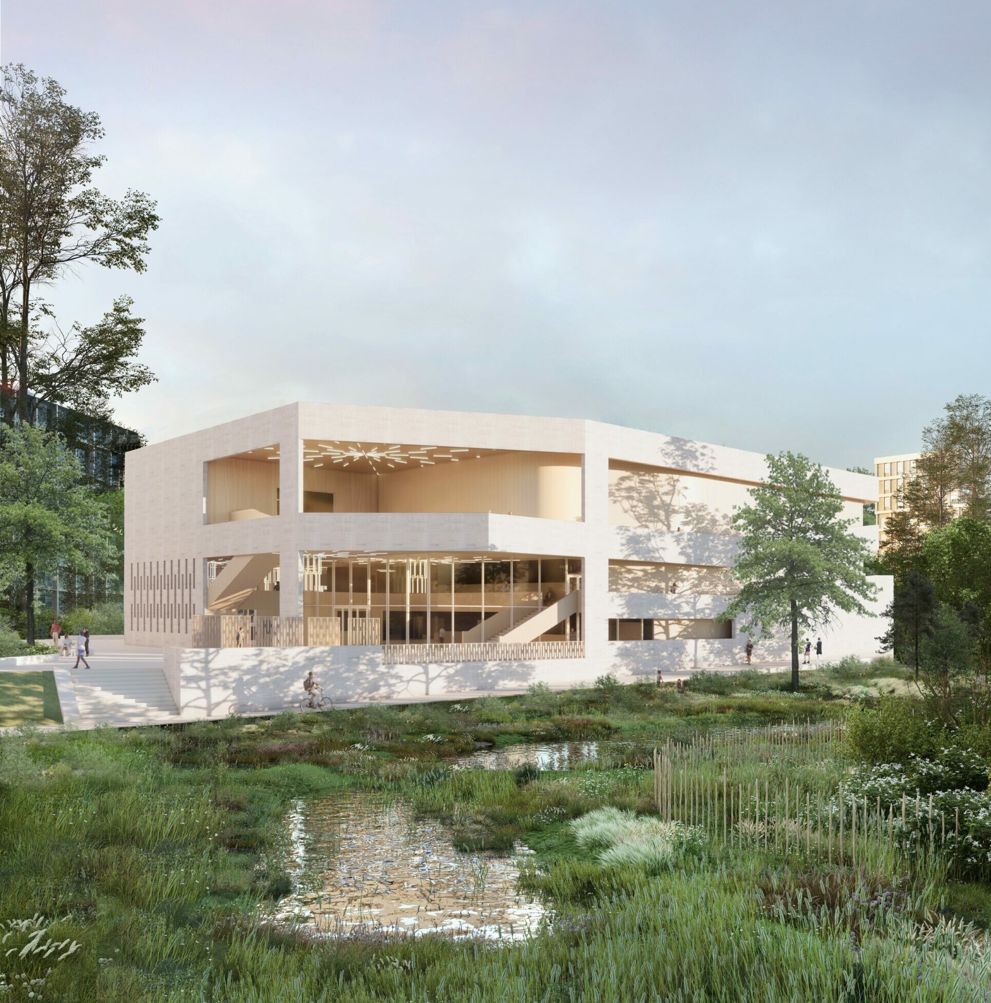 Nouvelle SMAC d'Angers par l'agence Hérault Arnod Architectures